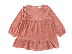 Name It light mahogany prikket glitter kjole